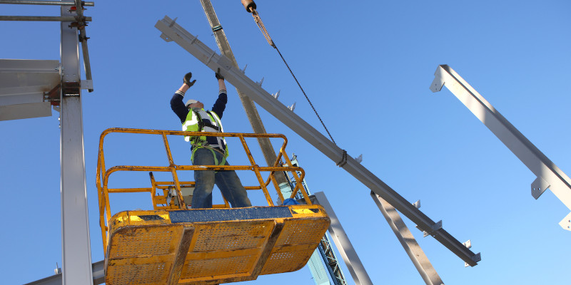 Steel Erection in Rhome, Texas